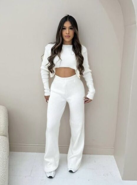 conjunto modal magali off white