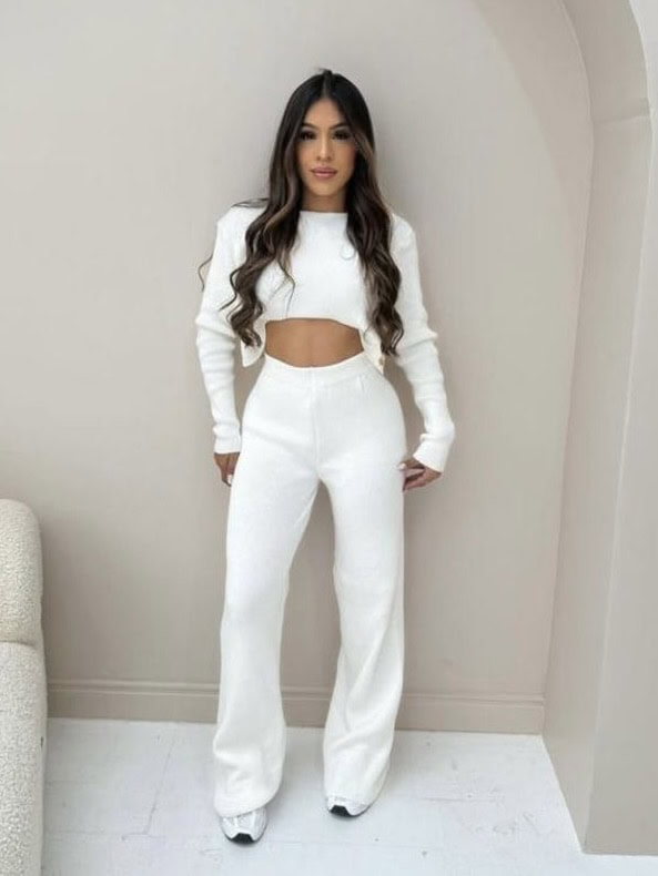 conjunto modal magali off white