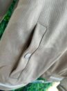 jaqueta amanda bege/off white