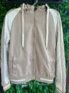 jaqueta amanda bege/off white