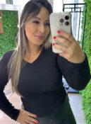 blusa gola v canelada flanelada preto