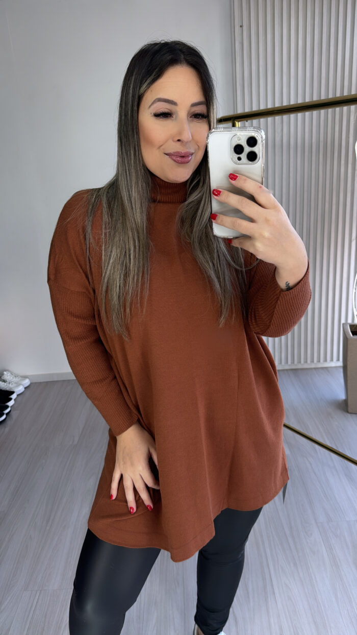 blusa vest leg pamela caramelo blusa vest leg pamela caramelo