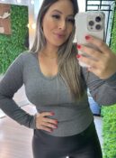 blusa manga longa flávia nude