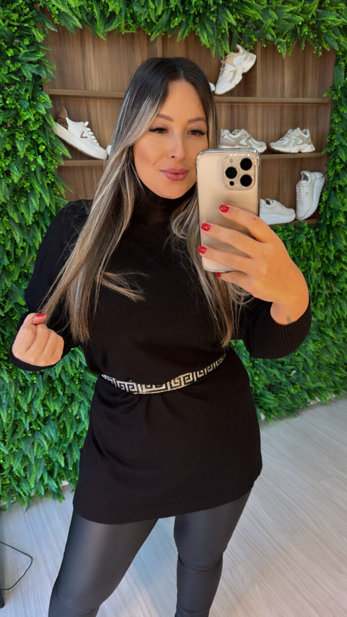 blusa vest leg pamela preto blusa vest leg pamela preto