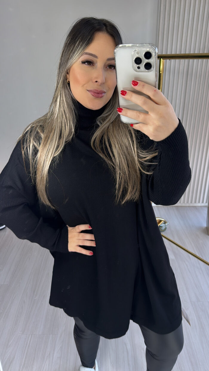 blusa vest leg pamela preto blusa vest leg pamela preto