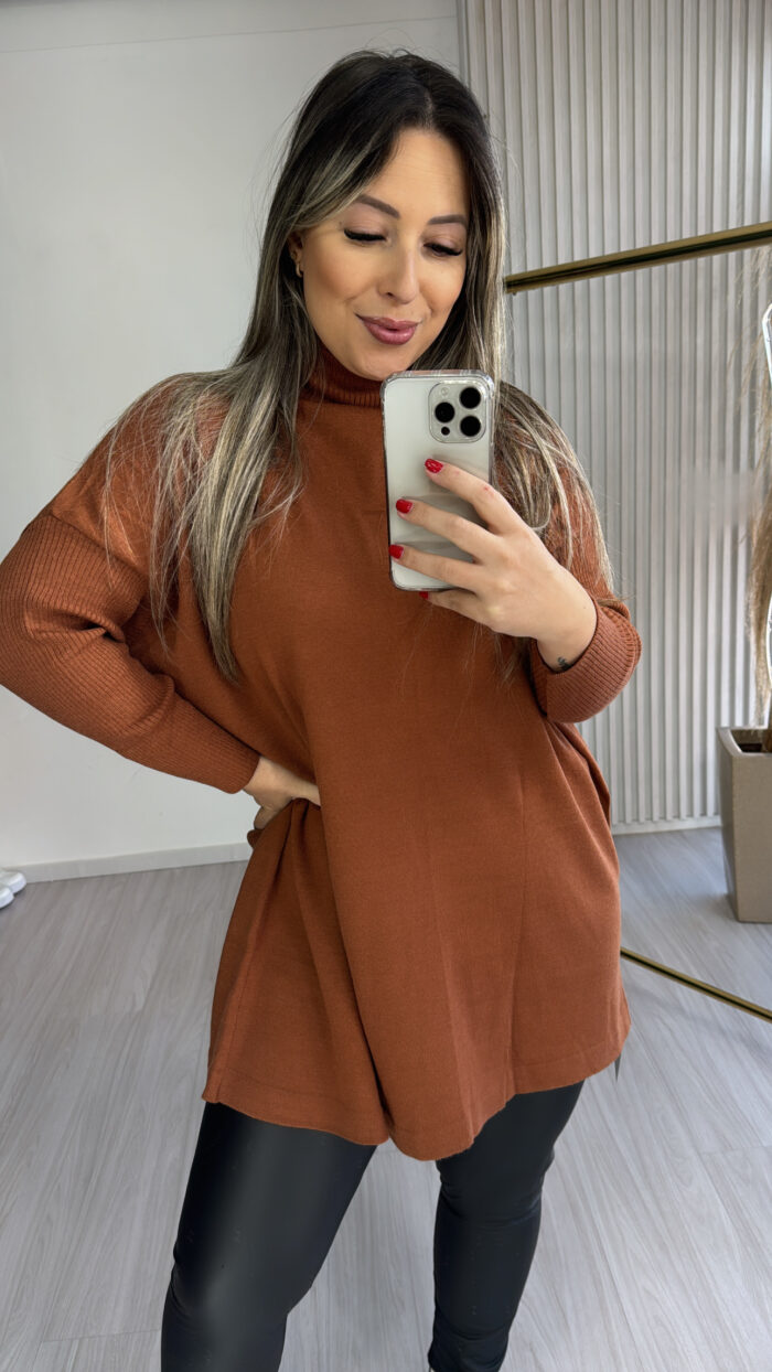 blusa vest leg pamela caramelo blusa vest leg pamela caramelo