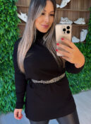 blusa vest leg pamela preto