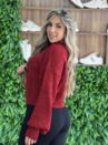 blusa manga longa tricot julia vermelho