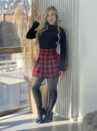 blusa térmica texturizada gola preto