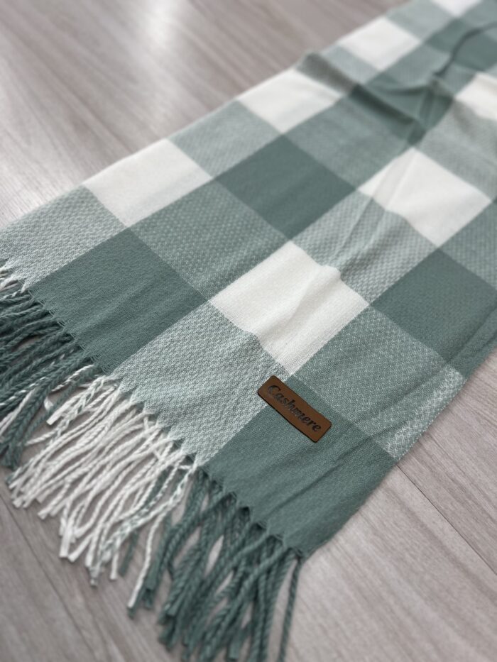 lenço flanelado xadrez verde lenço flanelado xadrez verde