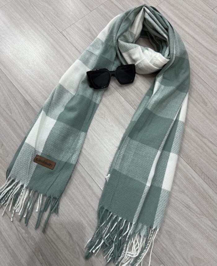 lenço flanelado xadrez verde lenço flanelado xadrez verde