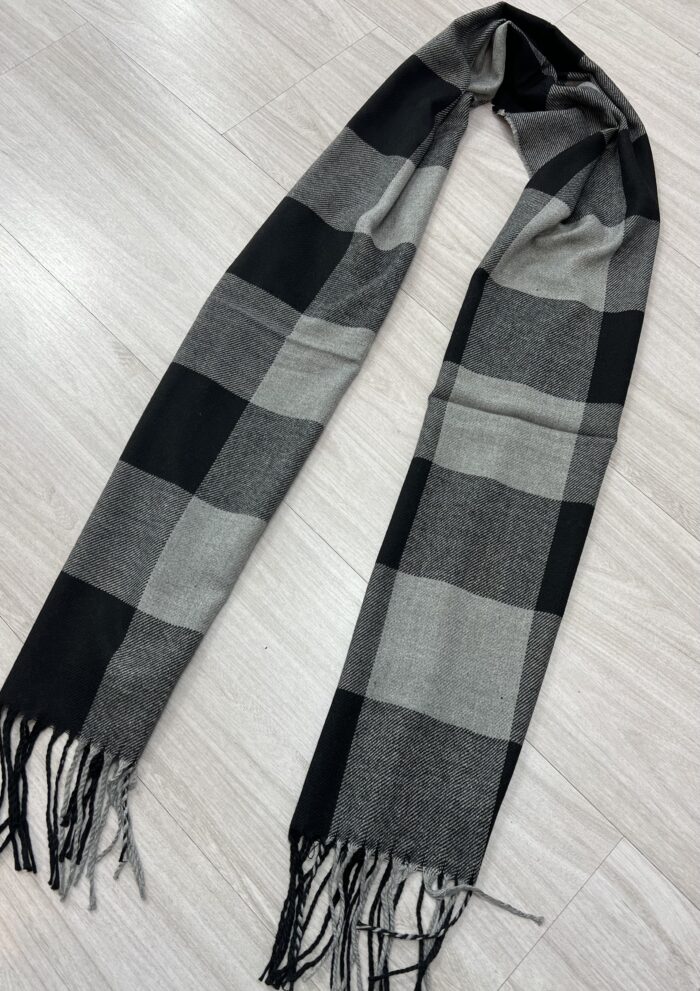 lenço xadrez preto/cinza lenço xadrez preto/cinza