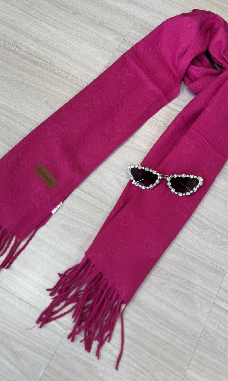 lenço flanelado cc pink