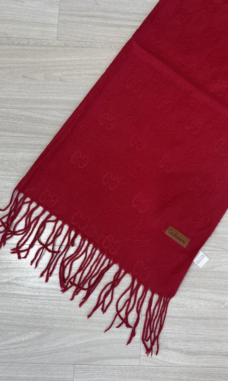 lenço flanelado cc vermelho