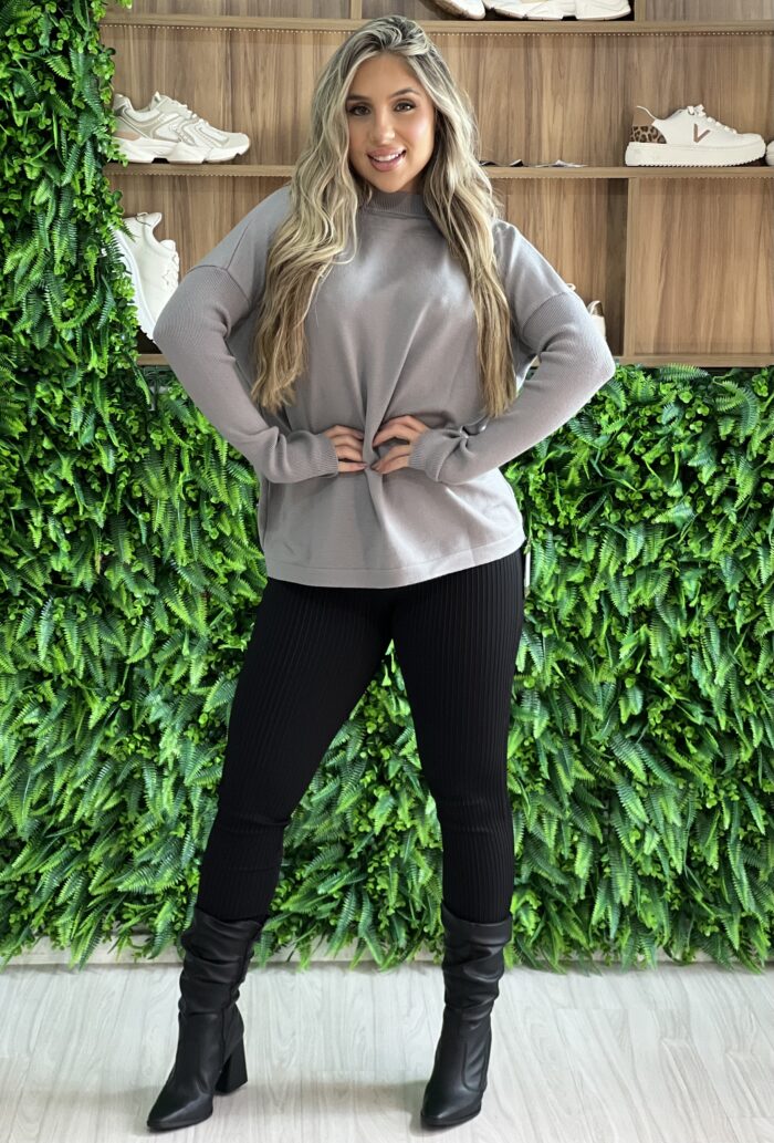 blusa alongada max cinza blusa alongada max cinza