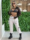 calça parachute luli branco