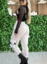 calça parachute luli branco