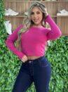 cropped modal jô rosa pink
