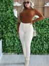 body manga longa abigay caramelo