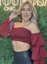 blusa ciganinha xadrez vermelho