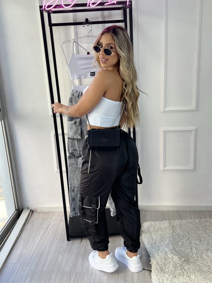 calca parachute luli preto calca parachute luli preto