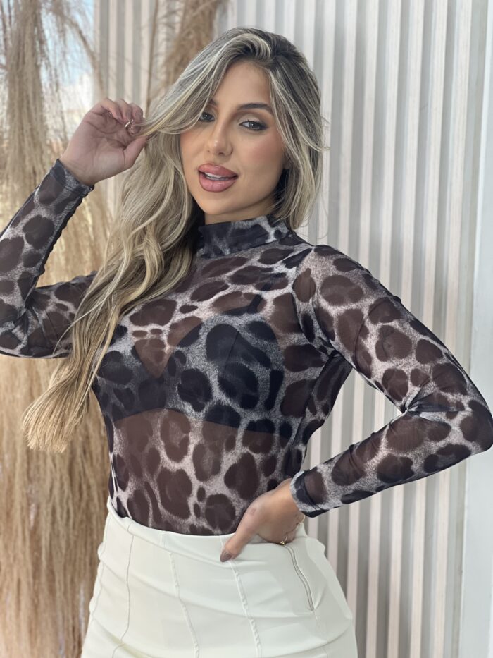 body tule onça preto