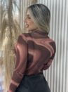 body tule mescla marrom/bege