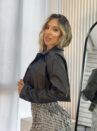 jaqueta courino dara preto