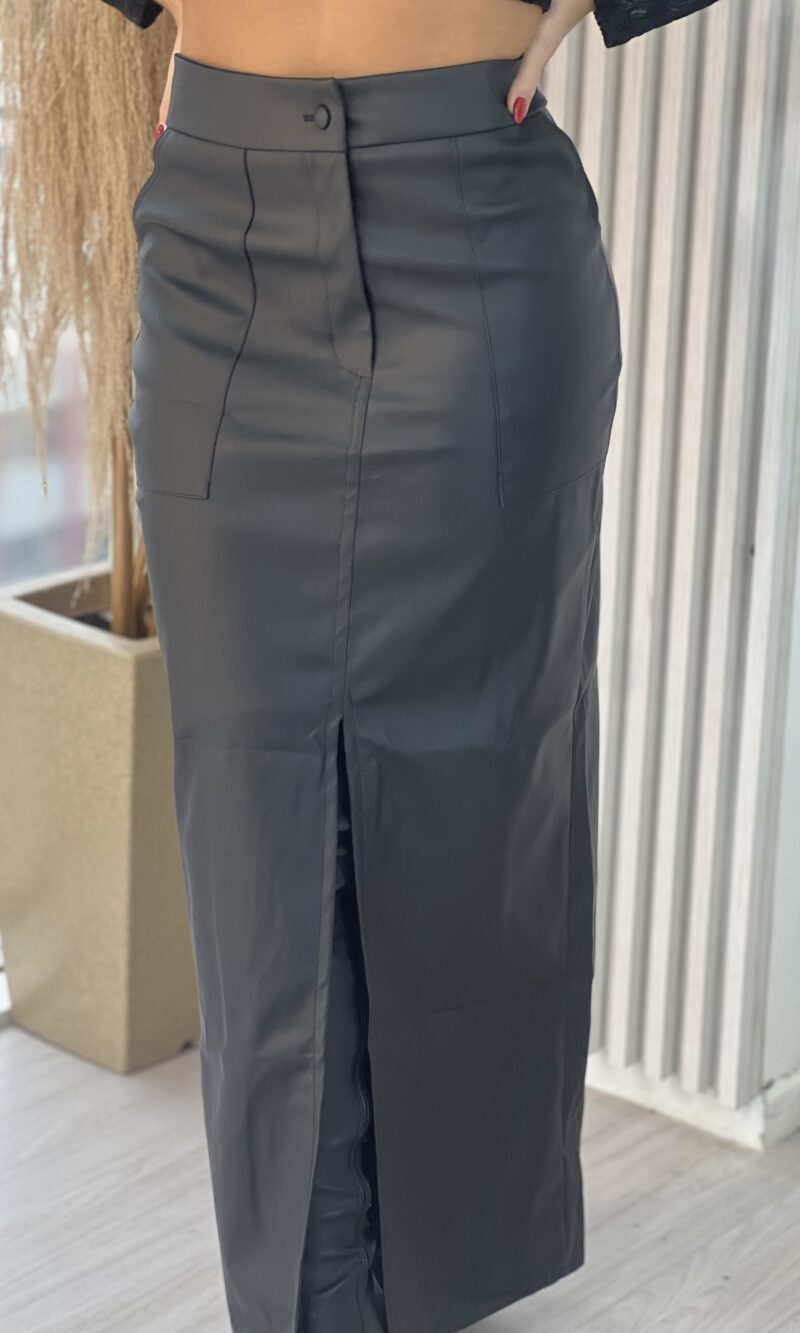 saia midi courino fabi preto saia midi courino fabi preto