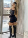 vestido manga longa laisa preto