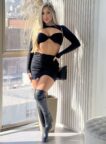 conjunto manga longa luna preto