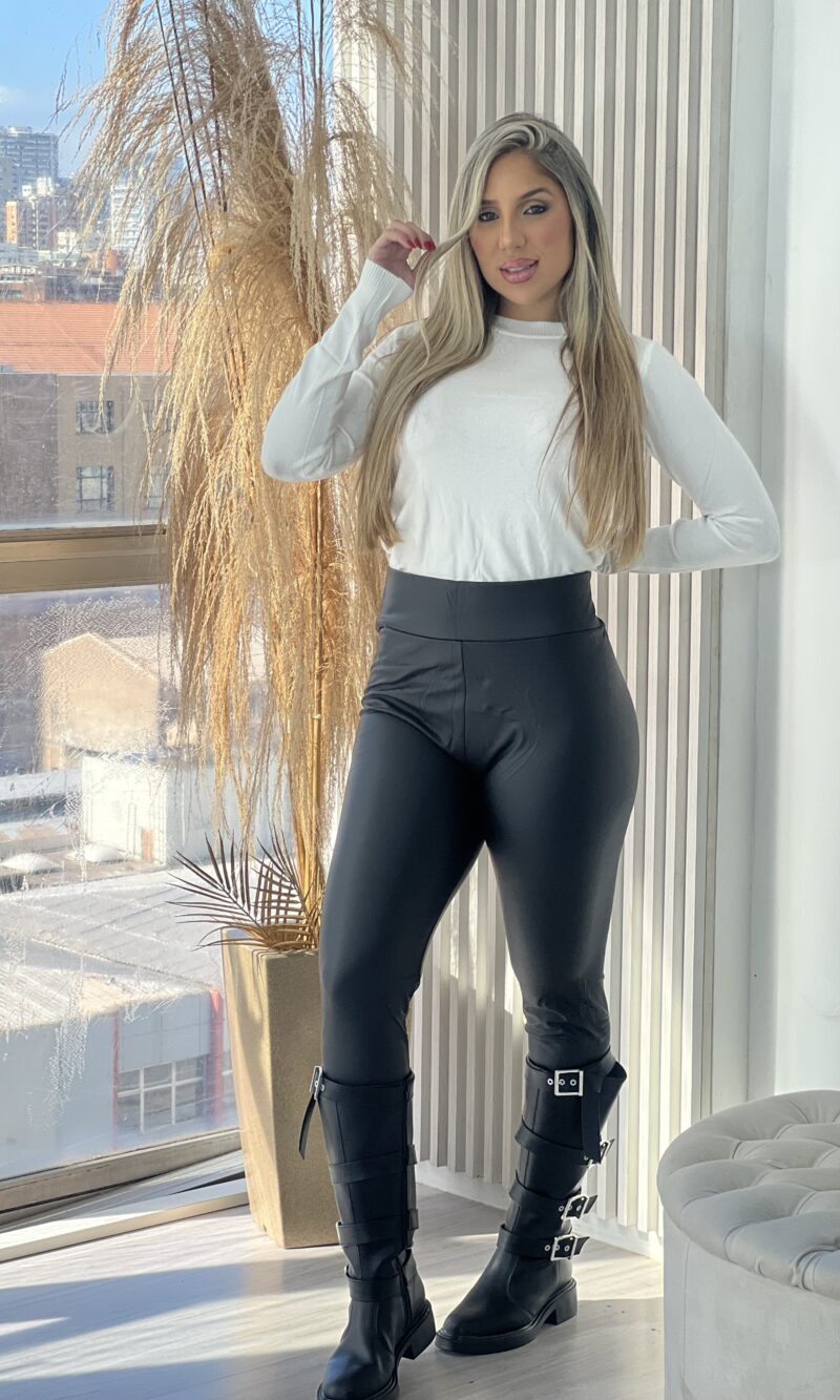 calça courino dulce preto calça courino dulce preto