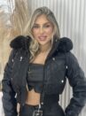 jaqueta courino patricia preto