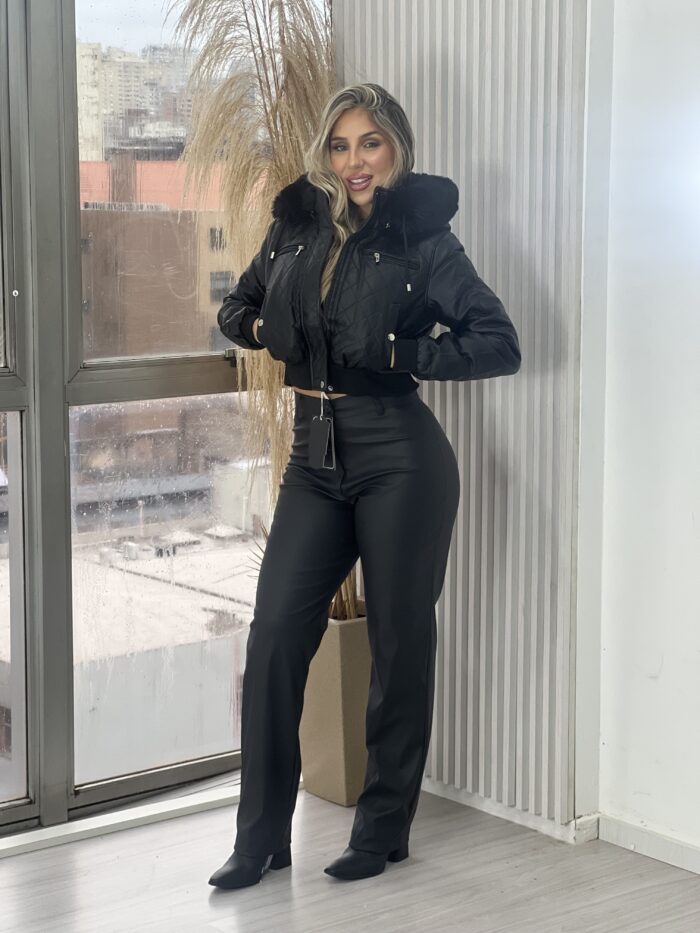 jaqueta courino patricia preto jaqueta courino patricia preto