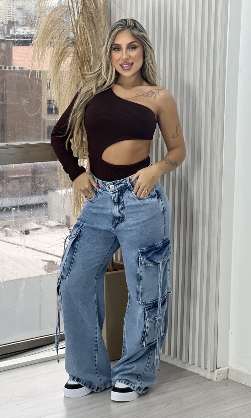 body manga longa suzi marrom body manga longa suzi marrom