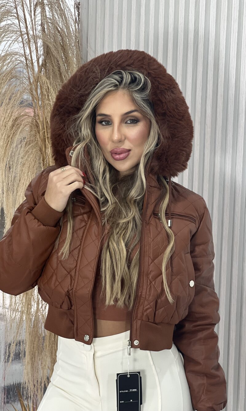 jaqueta courino caramelo jaqueta courino caramelo