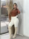 calça montaria nanda off white