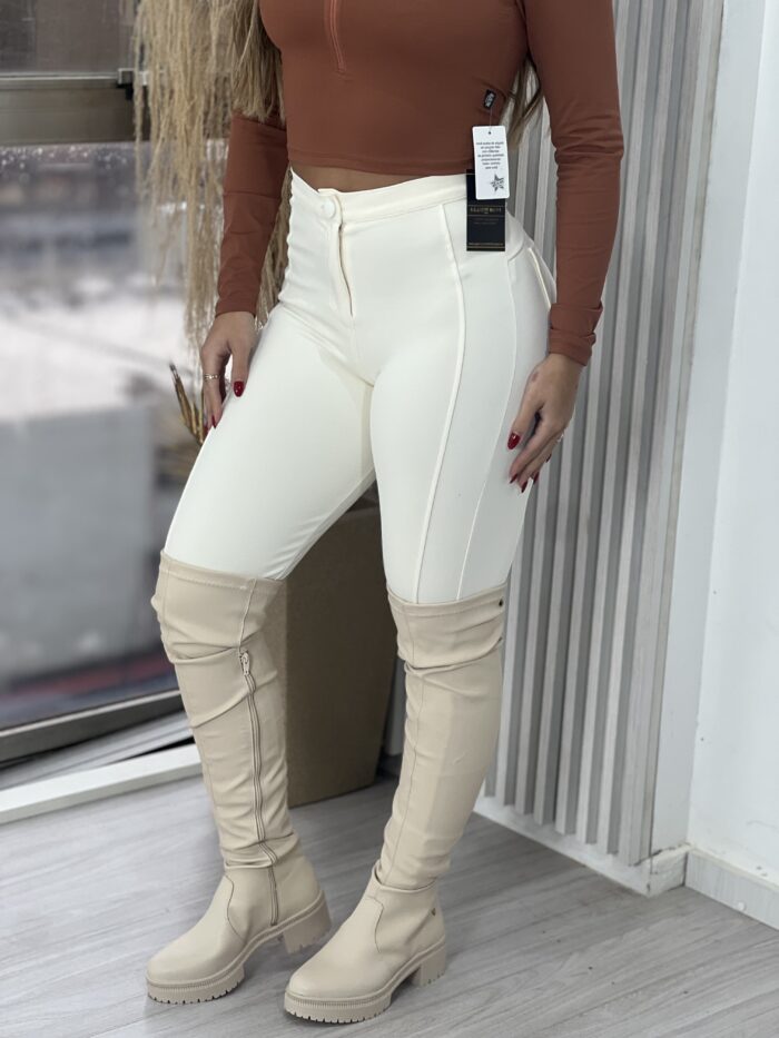 calça montaria nanda off white
