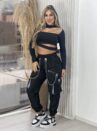 calça parachute ludi preto