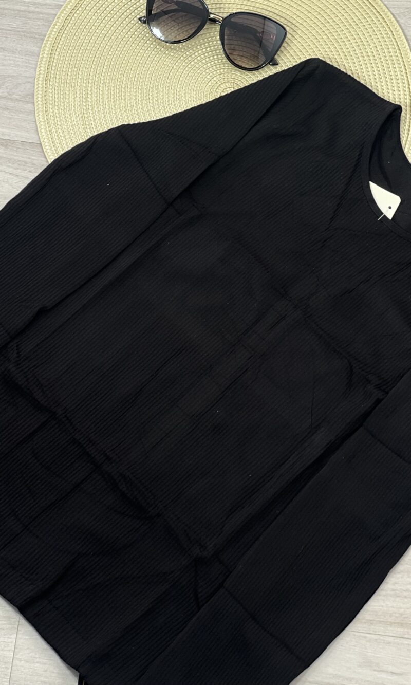 blusa térmica canelada nice preto
