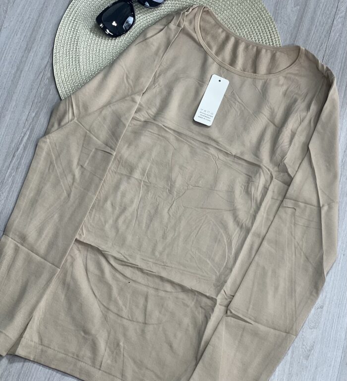 blusa térmica lisa anelice bege