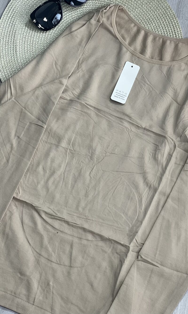 blusa térmica lisa anelice bege