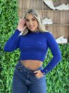 cropped modal charlote azul bic