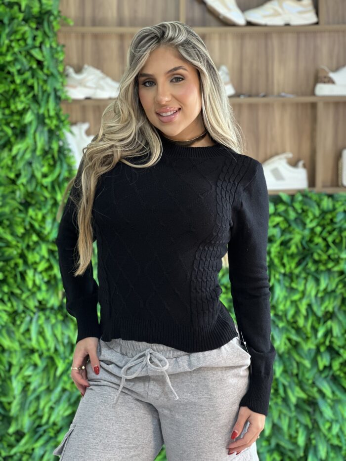 blusa modal vera preto