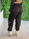 calça parachute pink preto