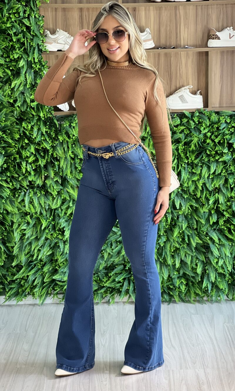 calça jeans flare modeladora frida calça jeans flare modeladora frida