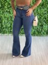 calça jeans flare modeladora frida