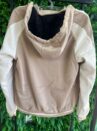 jaqueta amanda bege/off white