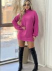 vestido modal amaram rosa