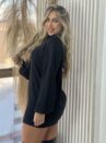 vestido modal amaram preto